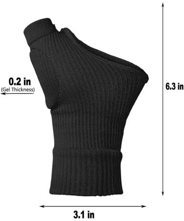 Therapy Arthritis Compression Gloves - Fingerless Gel Gloves for Carpal Tunnel Relief | Pain Relief for Hand Wrist & Joints - Buy Online on GoSupps.com
