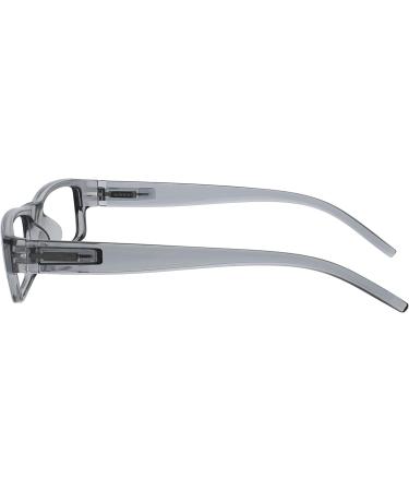 Buy Grey Lightweight Comfortable Reading Glasses - 4 Pack for Men & Women | RRRR32-7 +2.00 - International Shipping - Buy Online on GoSupps.com