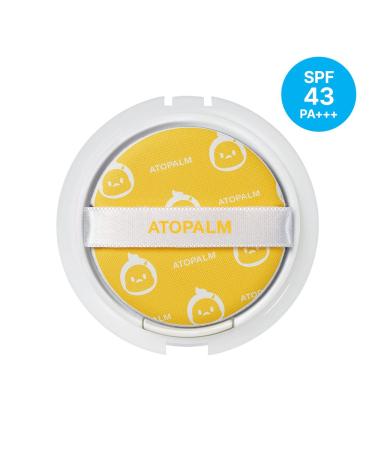 REFILL ATOPALM Tok Tok Facial Sun Pact 15g SPF43 PA+++ | Zinc Sunscreen for Sensitive Skin | Dry Skin Moisturizing Sun Protection | Korean Mineral Sun Cream - Buy Online on GoSupps.com