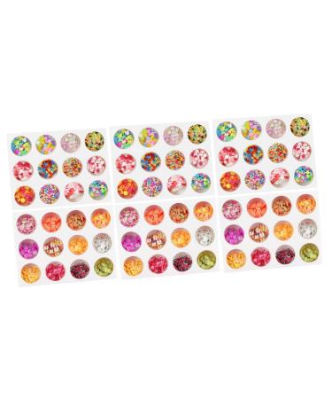 DOITOOL 72 Boxes Fruit Slice DIY Manicure Polymer Clay Cellphone Craft Slice Activator 3d Stickers Fruit Stickers 3d Polymer Slices Kit De Manicura Pendant Charm Beads Nail Accessories