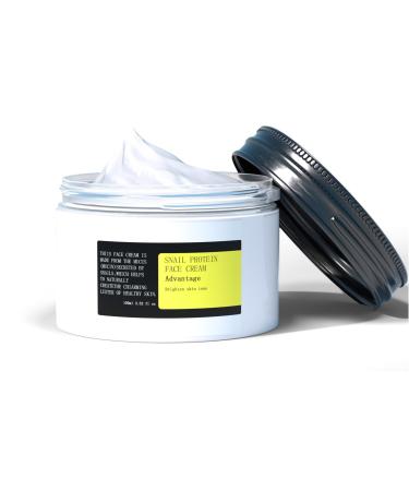 Snail Mucin 92% Moisturizer For Face 100ML Snail Mucin Moisturizing Cream For Dry & Sensitive Skin Snail Mucin Face Cream For Daily Repair.