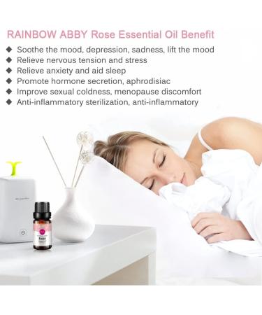 100% Pure Rose Essential Oil for Aromatherapy, Diffuser, Perfumes, Massage & Skin Care - 10ml - Buy Online on GoSupps.com