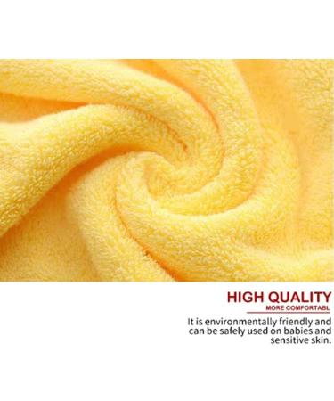 Lchkrep 100% Cotton Bathroom Hand Towels (14x30 inch) - Super Soft & Absorbent (Yellow, 2 Pack) - Buy Online on GoSupps.com