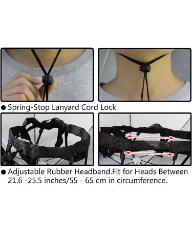 Vi Umbrella Hat - Adult and Kids Folding Cap for Beach, Fishing, Golf - Silver - Buy Online on GoSupps.com