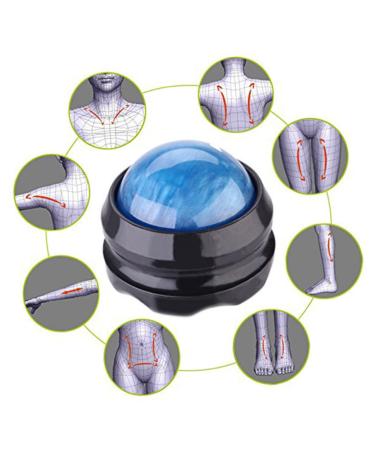 Gleavi massage tools made of ice roller ball for cold massage massage ball roller Cup scooter-foot massage devices roller ball for cold muscle massage ice cream roller ball sport scroll wheel Medium Viola