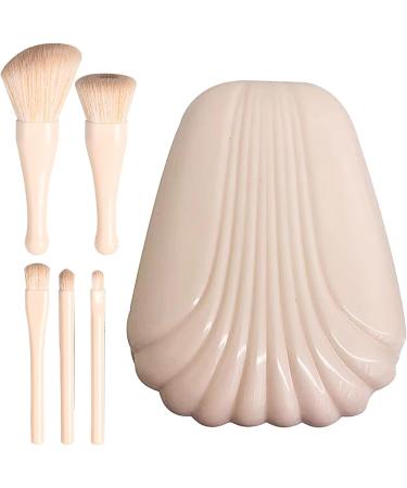 Powder Foundation Shell Beauty Tools Daily Use With Mirror Box Makeup Brush(Light Skin Tone) - Buy Online on GoSupps.com