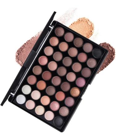 DOITOOL 2pcs 40 Eye Shadow Eyeshadow Pallet Eyeshadow Matt Eyeshadow Powder Palette Multicolor 1 count (Pack of 1) As Shownx2pcs - Buy Online on GoSupps.com