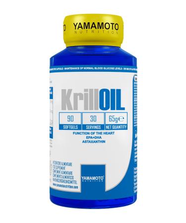 Yamamoto Nutrition KrillOIL suppl ment alimentaire base d'huile de Krill antarctique avec Astaxantina 90 capsules