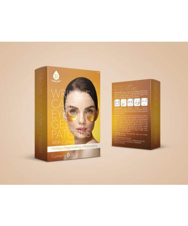 Pursonic Wrinkle Care Eye Gel Patches with Collagen - Targets Puffy Eyes, Dark Circles, and Wrinkles for Youthful Skin - Buy Online on GoSupps.com