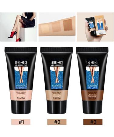  GL-Turelifes Leg Makeup Lotion Waterproof No Transmission Scar Cover Legs and Body Scar Cover Makeup Cover for Legs and Body Shiny Makeup for Women - Buy Online on GoSupps.com