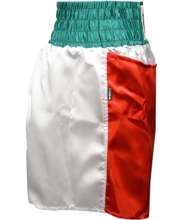 Cleto Reyes Women's Satin Boxing Skirt Trunks - Large | Mexican Flag - Buy Online on GoSupps.com