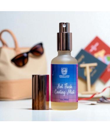 Vibrant Living Therapeutics | Cooling Comfort Spray | Instant Relief Mist with Ginger & Peppermint | On-the-Go Cooling Mist | Natural Botanical Blend - Buy Online on GoSupps.com