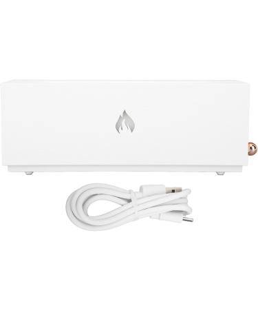 Buy Aroma Diffuser with 3D Fireplace Optics | Large Room Fragrance Spray & Mode Selection for Kids - White/Opulent Garden - Buy Online on GoSupps.com