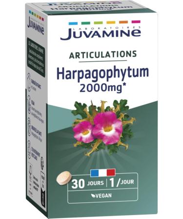 JUVAMINE - Articulations - Harpagophytum - Aide Maintenir la Flexibilit Articulaire et l'Elasticit des Tendons - Aide Maintenir une Bonne Mobilit - 30 Comprim s 30 unit (Lot de 1)