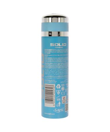 Solid Blue by Sapil for Men - 6.76 oz Deodorant Spray | Long-Lasting Freshness | International Shipping - Buy Online on GoSupps.com