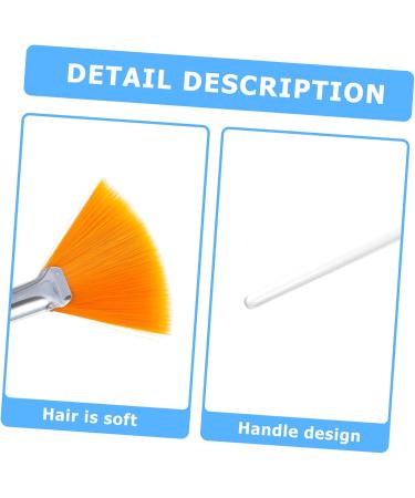 Baluue 12 Pcs Beauty Mask Brush Makeup Brushes Mask Applicator Brushes for Facials Fan Artificial Fiber 15x4cmx2pcs Yellowx2pcs - Buy Online on GoSupps.com