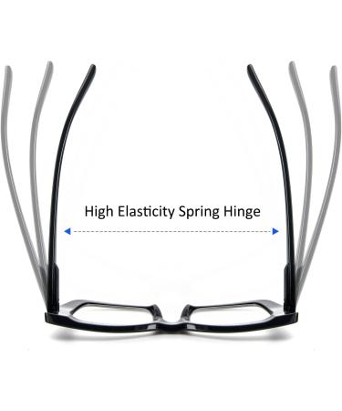 Buy KoKoBin Oprah Oversized Square Reading Glasses - Stylish Computer Glasses with Spring Hinges in Black Pink Leopard & Pink - 2 Diopters - International Shipping Available - Buy Online on GoSupps.com