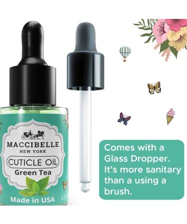 Green Tea Maccibelle Cuticle Oil 0.5 oz - Hydrates and Repairs Dry Cracked Cuticles - Buy Online on GoSupps.com