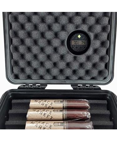 CANADA HUMIDOR Black TRAVELDOR - Travel Humidor holds up to 48 Cigars - Buy Online on GoSupps.com