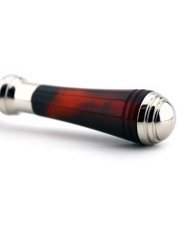 Tortoise Shell Effect Razor - Lightweight Mini Handle with Triangular Cartridge | Perfect Shave & Stainless Steel Holder - Shop Internationally - Buy Online on GoSupps.com