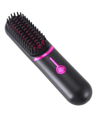 Buy Wireless Electric Hair Straightener Brush - Portable Rechargeable Cordless Hair Comb for Effortless Styling - Buy Online on GoSupps.com