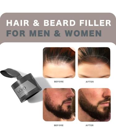 VOID Homme Hairline Powder (Dark Brown) Instant Hair Concealer for Root Cover up Mens Hair Powder & Hair loss Concealer Bald Spot Concealer Beard Filler Water-Resistant 48Hr Root Touch Up Powder - Buy Online on GoSupps.com