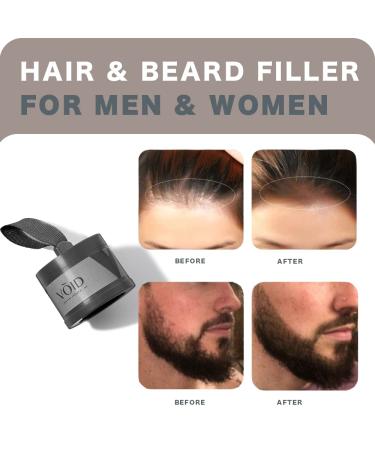 Hairline Powder (Black) - Instant Hair Concealer for Root Cover Bald Spot & Beard Filler | 48Hr Water-Resistant Solution - Buy Online on GoSupps.com