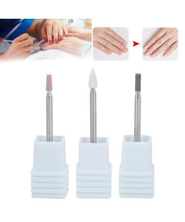 3PCS Nail Drill Kit - Professional Acrylic Gel Nail File & Skin Remover - Manicure & Pedicure Tools for Home & Salon Use with Storage Box - Buy Online on GoSupps.com
