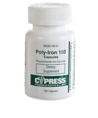 Polyiron Capsules Poly-Iron 150MG CPL 100/BX - 1 BX 1 BX