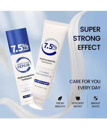 Toothpaste Hydroxyapatite Toothpaste for Enamel Protection Nano Hydroxyapatite Toothpaste Toothpaste for Stain Removal Fresh Breath - Buy Online on GoSupps.com