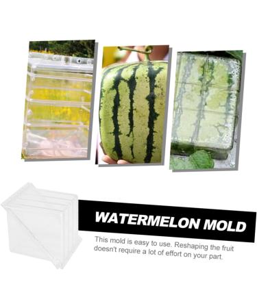Uonlytech Watermelon Shaping Fruit Tools Pumpkin Growing Molds for Garden Vegetable Shaping Tool Watermelon Modeling Big Rod 15x15cm Transparent - Buy Online on GoSupps.com