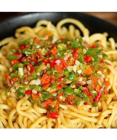 Sichuan specialty spicy Chili sauce and paste 230g/can green&red pepper chopped chili sauce delicious noodle sauce Chinese food instant spicy snacks (Double Pepper Sauce 1can) Double Pepper Sauce 1can - Buy Online on GoSupps.com