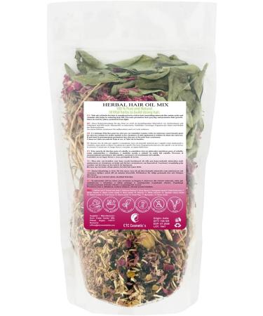 M lange d'huiles capillaires base de plantes - 75 gr - 18 herbes essentielles brutes pour infusion d'huile | Herbes indiennes 100% naturelles - Buy Online on GoSupps.com