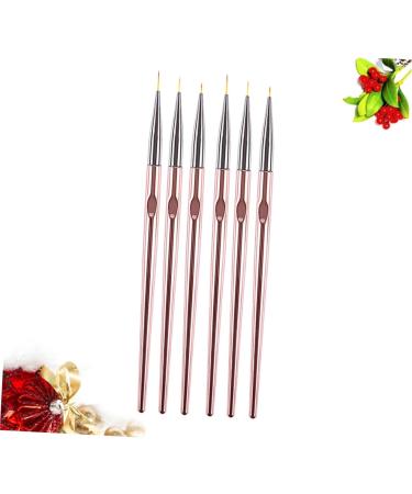 FOMIYES 4 Sets Nail Brush Kit Nail Art Liner Brush Painting Nail Art Poly Striping Brushes Japanese-style Nail Art Liner Drawing Brushes Non-slip Nail Art Pens Hook Line Manicure Pink - Buy Online on GoSupps.com