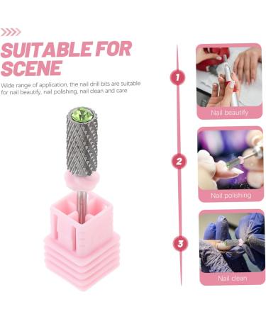 Healeved Cuticle Nail Bit Water Dipper Remove Cuticle Nail Drill Bits Remove Nail Gel Drill Bits Nail Polish Womens Oktoberfest Accessories Gel Polish Bit Tungsten Steel Polisher Metal Nail 7x1.2cm - Buy Online on GoSupps.com