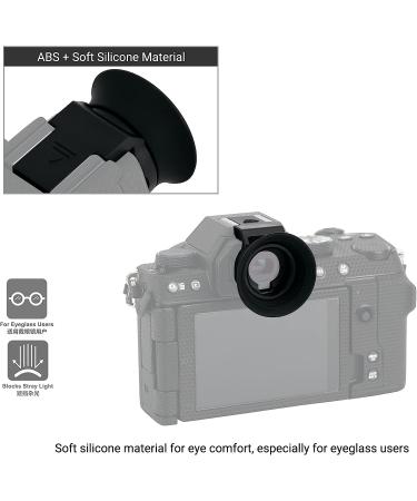 Kiwifotos Silicone Eyecup for Fuji X-S10 X-T200 Mirrorless Camera - Buy Online on GoSupps.com