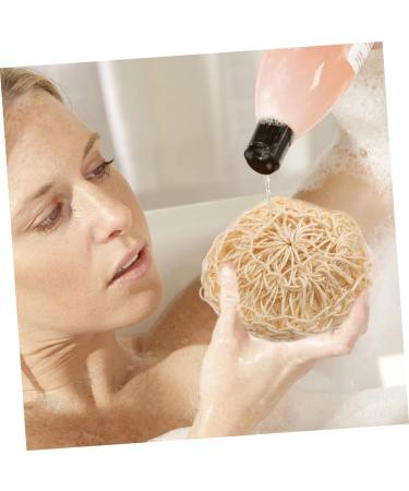 Buy Housoutil 6 Pcs Natural Bath Ball Loofah Pad Sponges - Exfoliating Shower Brush & Body Supplies for a Refreshing Clean - Buy Online on GoSupps.com