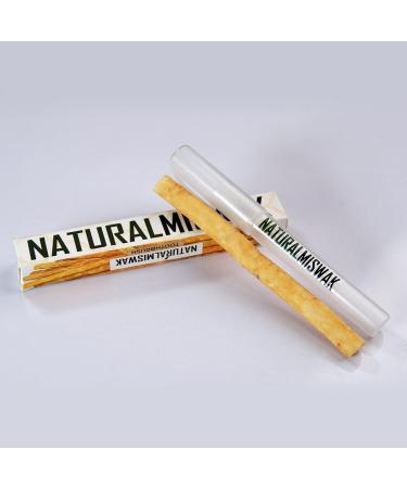 (1Pack) Miswak Sticks for Teeth Natural Toothbrush No Toothpaste Needed Miswak Toothbrush Stick also known as Siwak Chew Sticks for Humans Meswak 1 Count (Pack of 1)