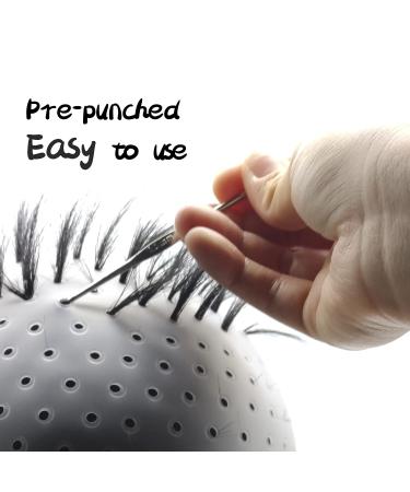 Losaria Highlighting Cap Frosting Tipping for Hair Dyeing - White, Reusable DIY Kit - Buy Online on GoSupps.com