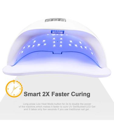 SUNUV 48W UV LED Nail Lamp for Gel Polish Manicure and Pedicure - Professional Dryer with Sensor and 4 Timers - Valentine Gift for Girls Women - Buy Online on GoSupps.com