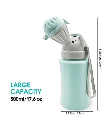 Portable Elephant Travel Potty - Leakproof Urinal for Toddlers, Boys, Kids - Outdoor Pee Training Cup for Road Trips, Camping, Beach - Blue - Buy Online on GoSupps.com