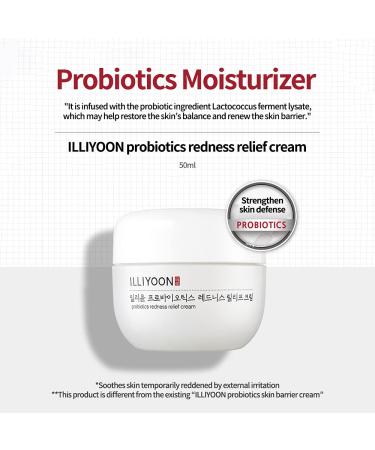Illiyoon Probiotics Redness Relief Cream 1.69 fl oz - Soothe & Calm Skin - Buy Online on GoSupps.com