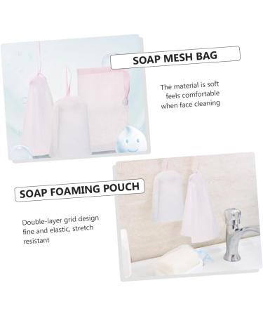 SOESFOUFU 6pcs Net Soap Exfoliating Bath Exfoliating Soap Pouch Foaming Nets or - Buy Online on GoSupps.com
