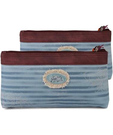 Forever Ninette Origin Set of Two Multicoloured Cosmetic Bags - Stylish & Functional | International Shipping Available - Buy Online on GoSupps.com