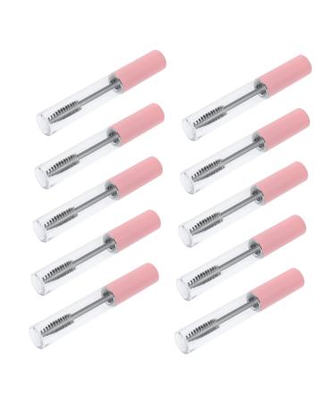 Outanaya 10pcs Mascara Empty Tube Empty Cosmetics Tube Mascara Wand Tube Empty Mascara Bottle Pink 1 g (Pack of 1) Pink