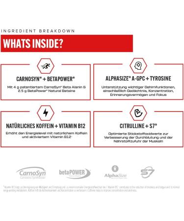 V8 Total Energy Pre Workout Booster - Vegan Sugar-Free Carnosyn & Betapower - 20 Portions - Limited Edition Tigers Blood - Buy Online on GoSupps.com