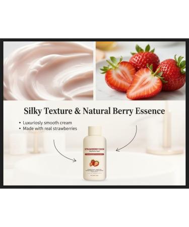 zowamap 2Pcs Strawberry Skin Resurfacing Cream Skin Resurfacing Brightening Firming Moisturizer Tightening Treatment for Loose Skin Silky And Smooth Skins Effect for All Skin Types - Buy Online on GoSupps.com