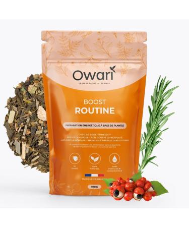 SLIMTEA OWARI BOOST ROUTINE - Instant energy boost - Loose leaf tea 100g - 100% Natural drink