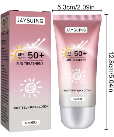 Water Resistant Sunscreen UV Face Cream SPF 50+ PA+++ | Sunscreen UV Insulation SPF 50+ Water Resistant Travel Sunscreen Size 60g Face Moisturizing Sunscreen Oil Free Gimocool - Buy Online on GoSupps.com