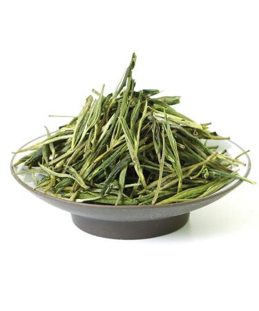 GOARTEA Th Vert - 100g (3.5 Oz) Premium Anji An ji Bai Pian White Slice Loose Spring Leaf Chinese GREEN TEA VERT